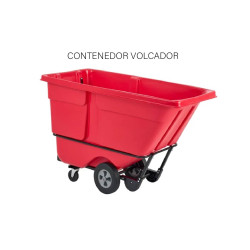 CONTENEDOR VOLCADOR ROJO