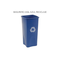 BASURERO 23GL AZUL RECICLAJE