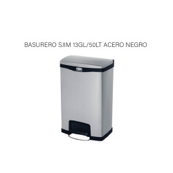 BASURERO SJIM 13GL/50LT ACERO