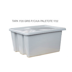 TAPA GRIS PARA CAJA PALETOTE