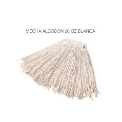 MECHA ALGODON 20 OZ BLANCA