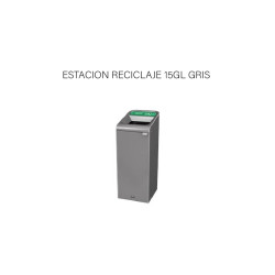 ESTACION RECICLAJE 15GL GRIS