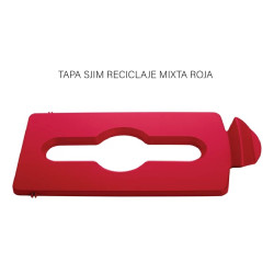 TAPA SJIM RECICLAJE MIXTA ROJA