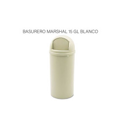 BASURERO MARSHAL 15 GL BLANCO