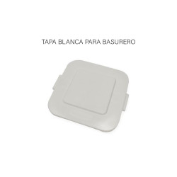TAPA BLANCA PARA BASURERO