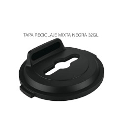 TAPA RECICLAJE MIXTA NEGRA...
