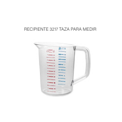 RECIPIENTE TAZA PARA MEDIR