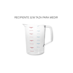 RECIPIENTE TAZA PARA MEDIR
