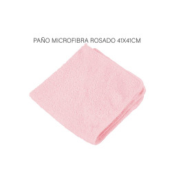 PAÑO MICROFIBRA ROSADO 41X41CM