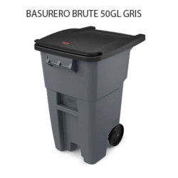 BASURERO BRUTE 50GL GRIS