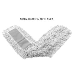 MOPA ALGODON 18" BLANCA
