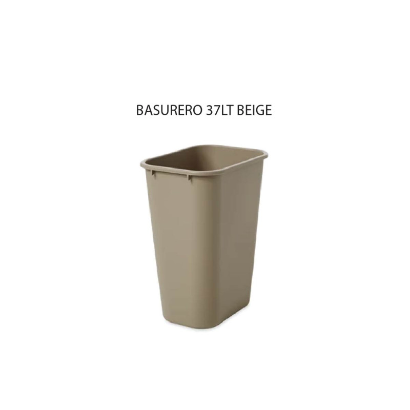 BASURERO 37LT BEIGE