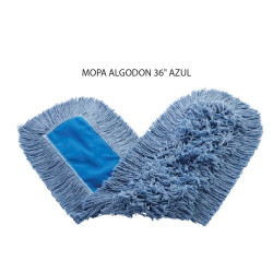 MOPA ALGODON 36" AZUL